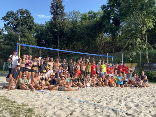 Alle Mannschaften hatten Spaß auf Sand